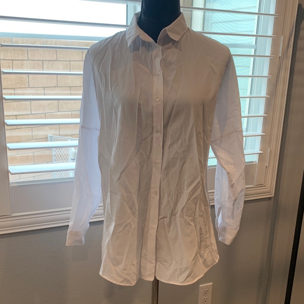 Classic White Crisp Button Down